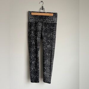 Calia Leggings - Black and White Speckled Leggings